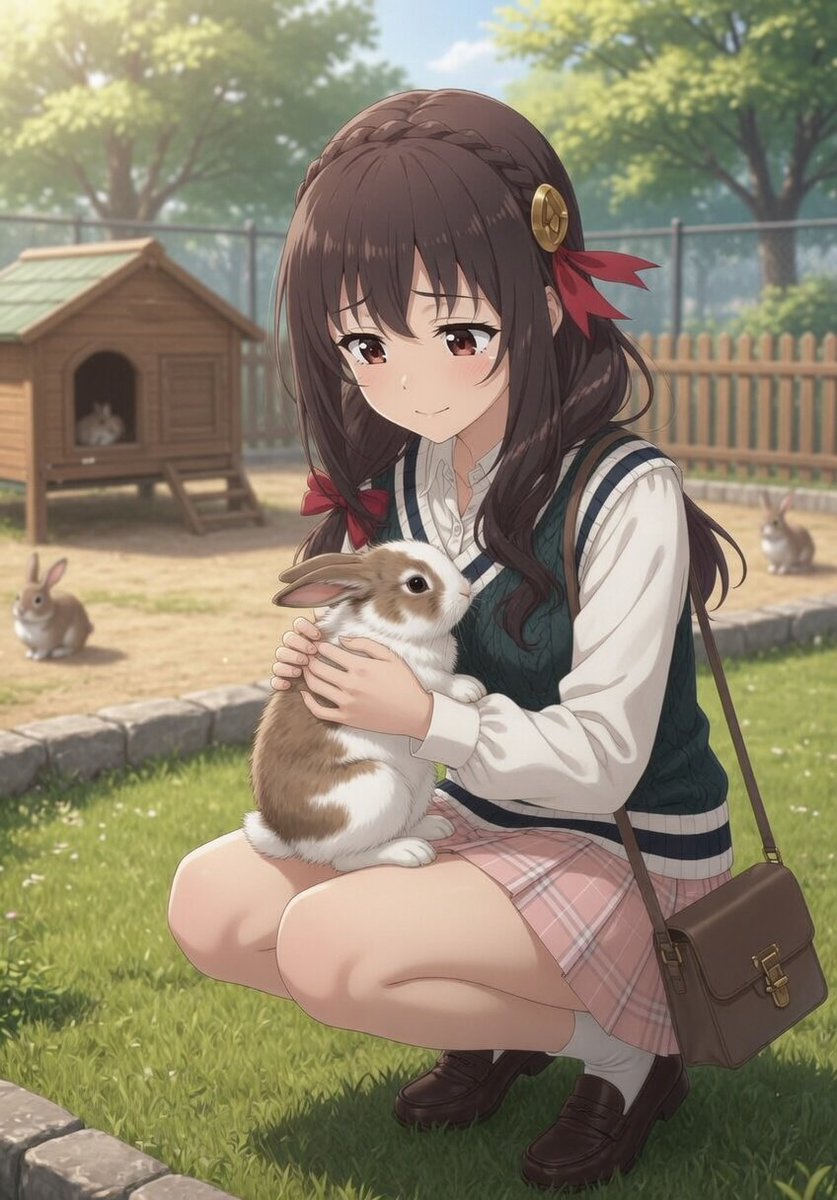 動物園のふれあいコーナーのゆんゆん
#このすば　#konosuba