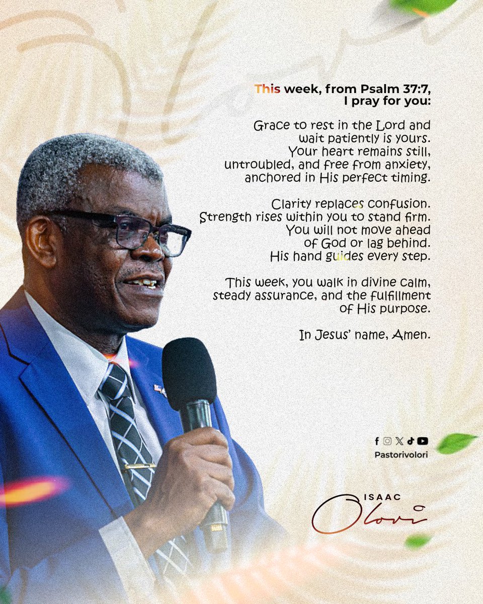 Pastor Isaac V. Olori tweet media