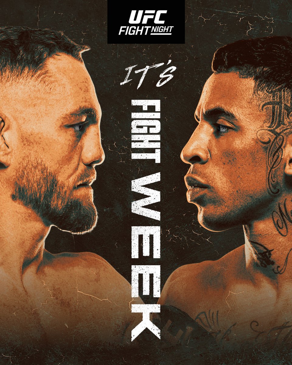 It's #UFCPerth Fight Week 👊 🔥

🇦🇺 Jack Della Maddalena vs Carlos Prates 🇧🇷