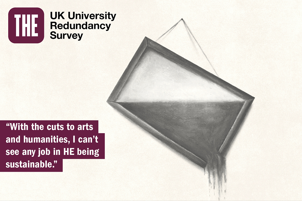 timeshighered's tweet image. The results of Times Higher Education’s UK University Redundancy Survey bring home the deep human impact of the redundancy crisis on those who have lost their jobs. Read Part 1 of our analysis here: timeshighereducation.com/depth/i-dont-t… #jobcuts #highered