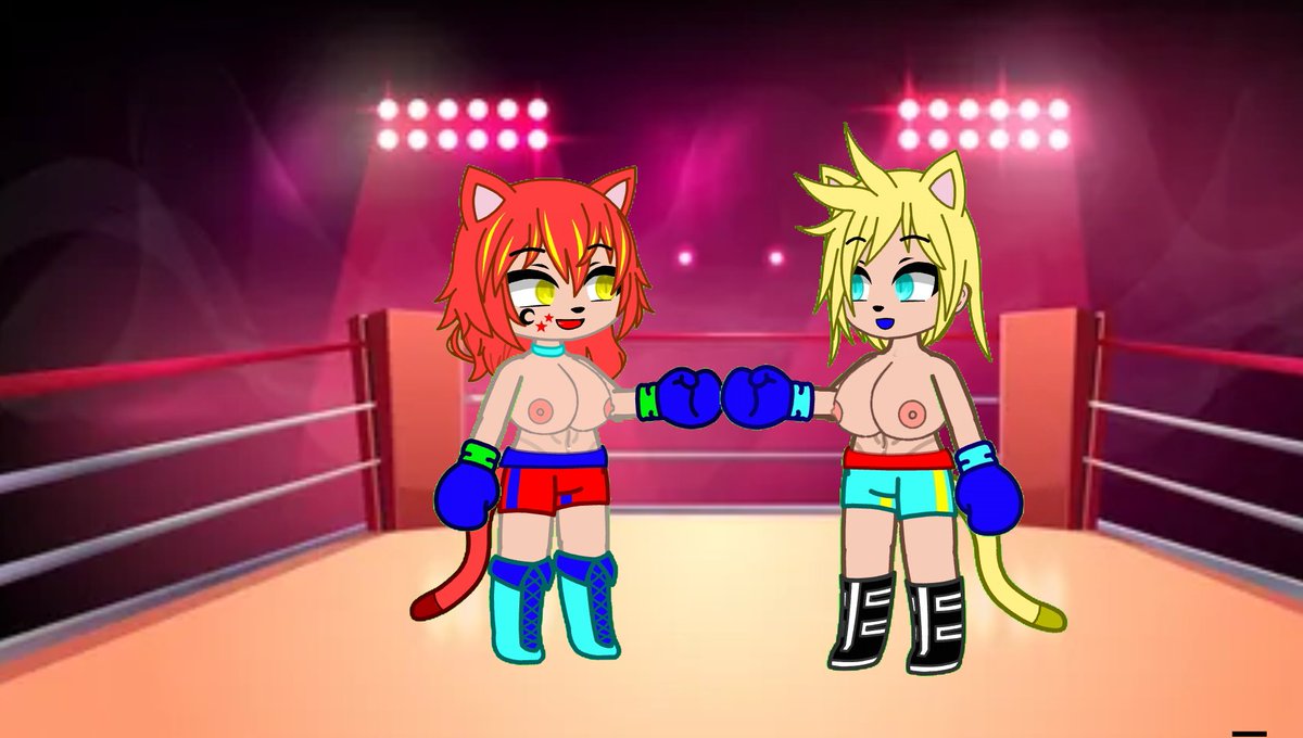 Ajayfighter95's tweet photo. Alex Vs Lila 
Lila was at Alex gym and saw Alex so she immediately challenged Alex to a topless boxing match since she do have a score to settle with her 
Both of them are my ocs https://t.co/bcD9nJJhLW