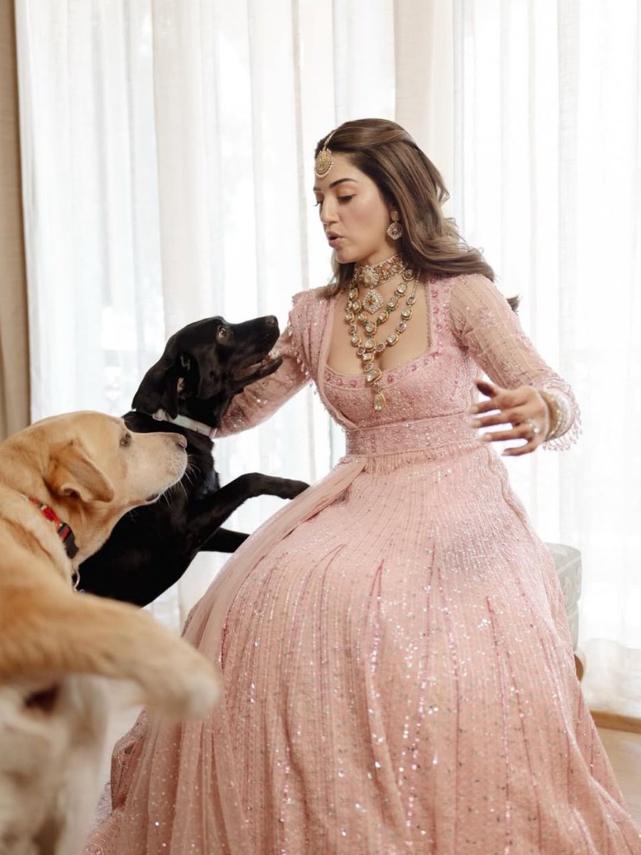 HELLOmagIndia's tweet image. #Congratulations are in order for #MehreenPirzada &amp;amp; #ArshAulakh who tied the knot in an intimate Himachal ceremony, marking it simply “26.04.26.” Soft pink, silver florals, &amp;amp; understated elegance all the way. #HELLOMagazine #HELLOIndia #JustMarried @Mehreenpirzada