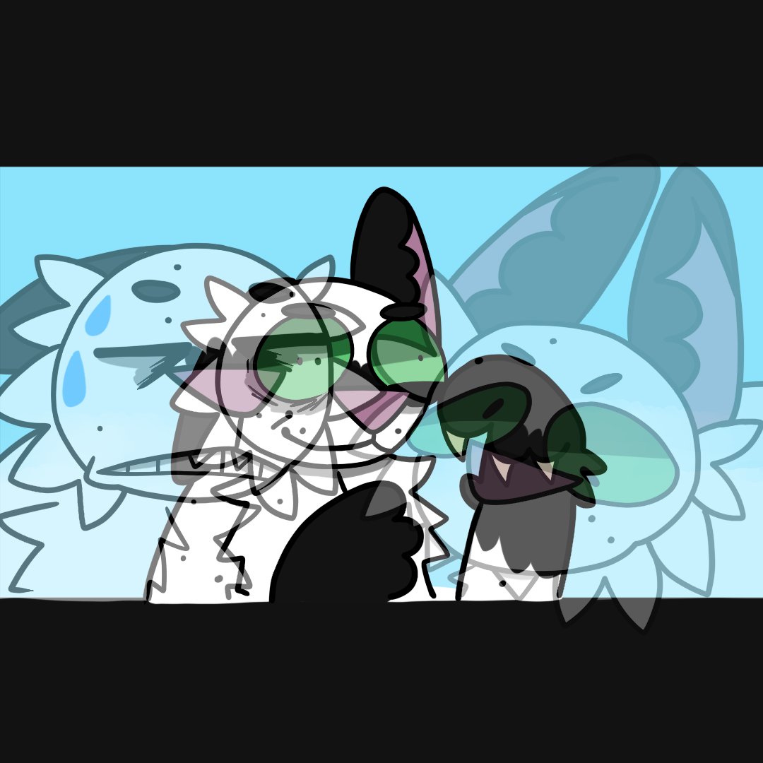 Jasperkitty151's tweet image. So random but can we give my little (1 year younger) sister some love for these fanarts of my oc? Because oml she's talented- she came up with the idea on her own too andjsj she's Icefoots biggest fan🩵
#warriorcats #warriors #warriorsoc #catoc #art #digitalart