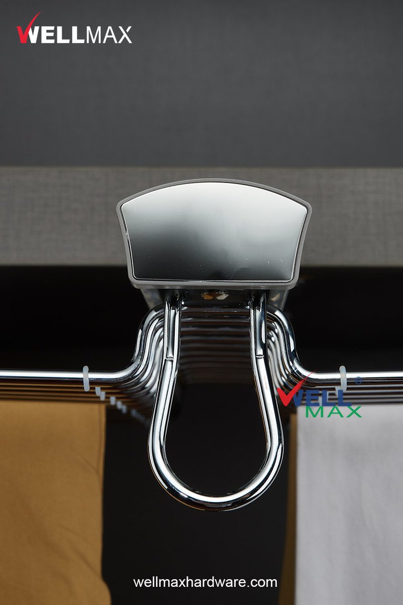 wellmaxhardware's tweet image. Upgrade your wardrobe with a pull-out trousers rack.
Smooth access, anti-slip, space-saving design.

📧 Contact: sales@wellmax.com.cn

#closetorganization #spacesaving #modernhome #homestorage #pantsrack