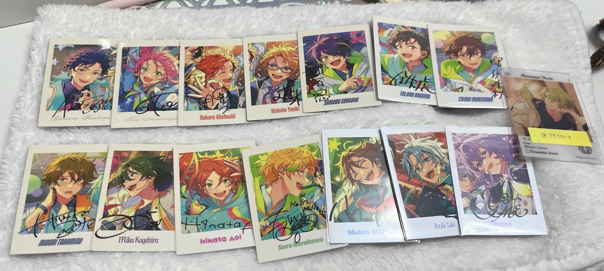 m_h_uuu's tweet photo. 【交換】 あんスタ ぱしゃっつ 10周年 クリアカード

譲 英智、渉、桃李、弓弦、スバル、真、鉄虎、千秋、奏汰、翠、忍、一彩、みか、ひなた、創、紅郎、維吹、つむぎ、宙、斑、凛月、カンナ、ユメ

求 日和、友也、藍良 or 定価➕送料

郵送のみ、お気軽にお声がけ下さい！ https://t.co/eH5NW4e7hY
