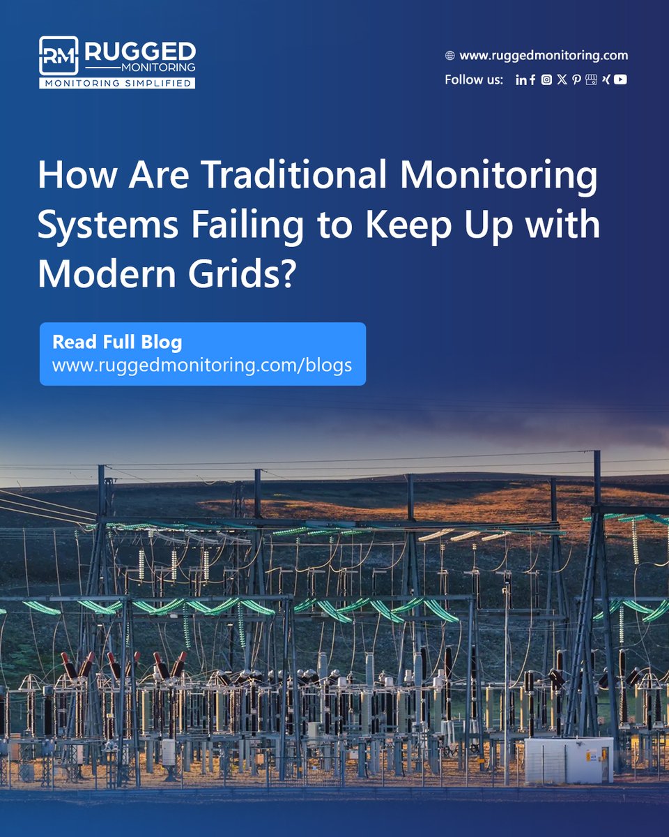 ruggedmon's tweet image. Legacy grid monitoring can’t keep up with today’s dynamic, data-heavy grids leading to blind spots and delayed fault detection.

Smarter, integrated monitoring enables real-time insights &amp;amp; resilience:
 ruggedmonitoring.com/how-are-tradit…
#SmartGrid #IIoT