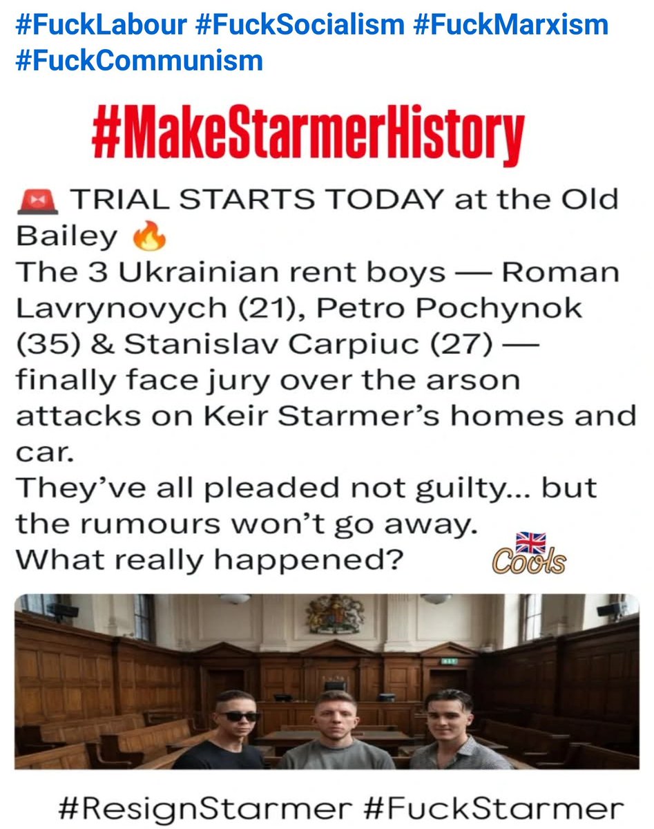I POSIFUCK'NTIVELY FUCK'NHATE EVERYFUCK'NTHING KEIR STARMER STANDS FOR ~ THE WOKE ~ HAMAS APPEASING ~ DEVIOUS ~ DESPOTIC ~ GLOBALIST ~ TREACHEROUS ~ TREASONOUS ~ TRAITOROUS ~ TYRANNICAL ~ SOCIALIST ~ MARXIST ~ COMMUNIST ~ DAVOS FAVOURING ~ FABIAN SOCIETY OBEYING ~ EU LOVING TWAT!