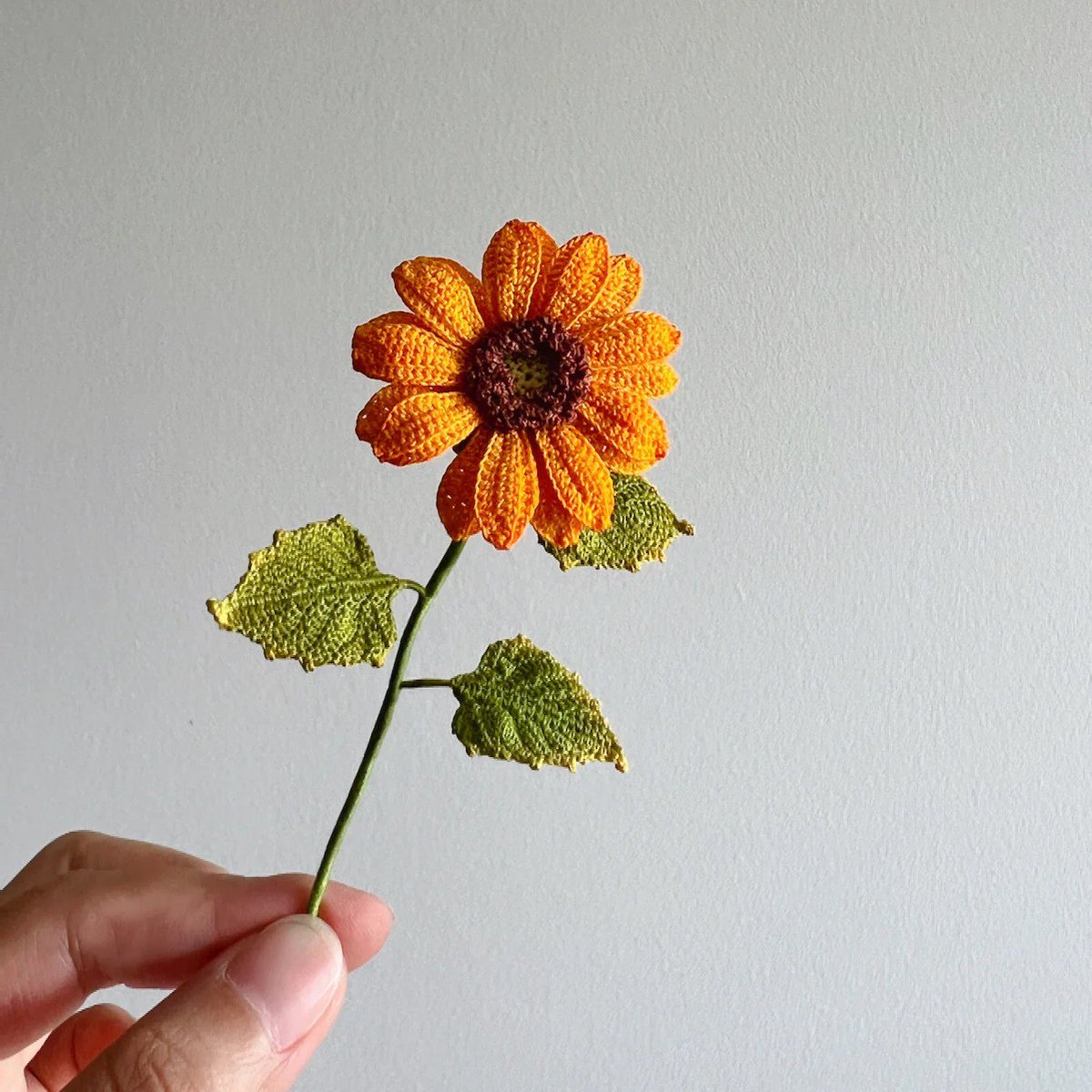 Mini Crochet Sunflower🥹📷