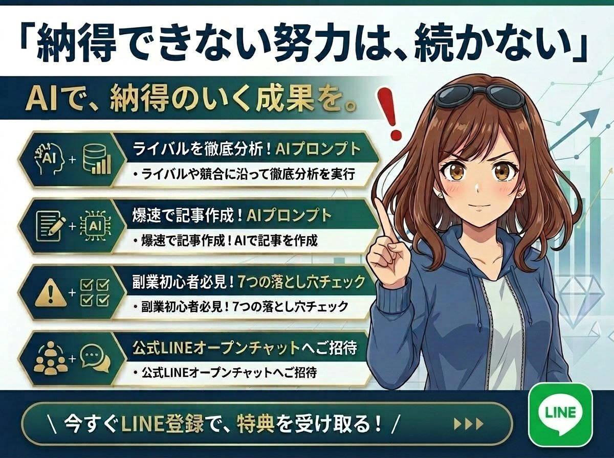 BMP_3C's tweet photo. 納得できない努力は、続かない。

成果は努力量より設計で決まる。
ライバル分析も導線設計もAIで最適化。

👇️限定特典は公式LINEで受け取って。
️
https://t.co/jYxkJgHdik https://t.co/6zGkPvZcI6