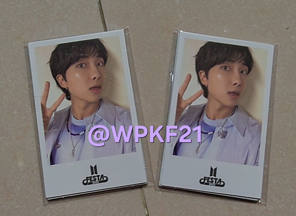 WPKF21's tweet image. เซ็ตการ์ด BTS SPECIAL FESTA 2025 ได้การ์ดครบ 7 เมม

✅️ มี 2 เซ็ต

💵 ราคา 290 บาท
📦 ค่าส่ง 60 บาท

ใครสนใจมช/เดมได้เลยนะคะ

#ตลาดนัดบังทัน #การ์ดบังทัน #BTS #ตลาดนัดรถไฟบังทัน