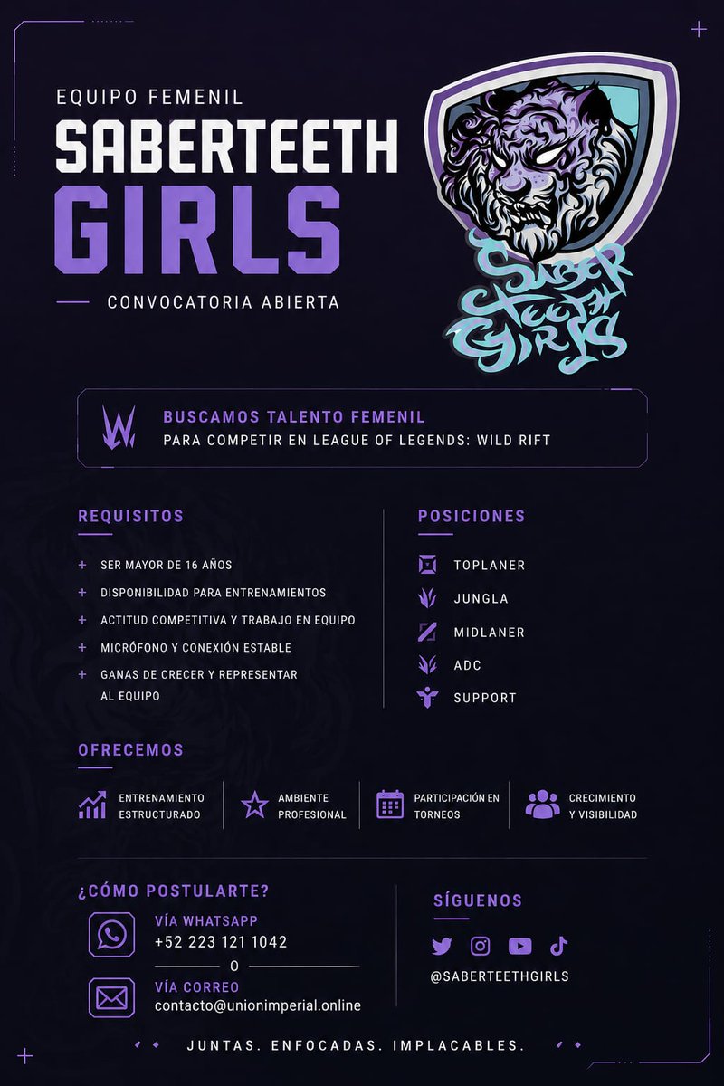 Saberteeth Girls tweet media