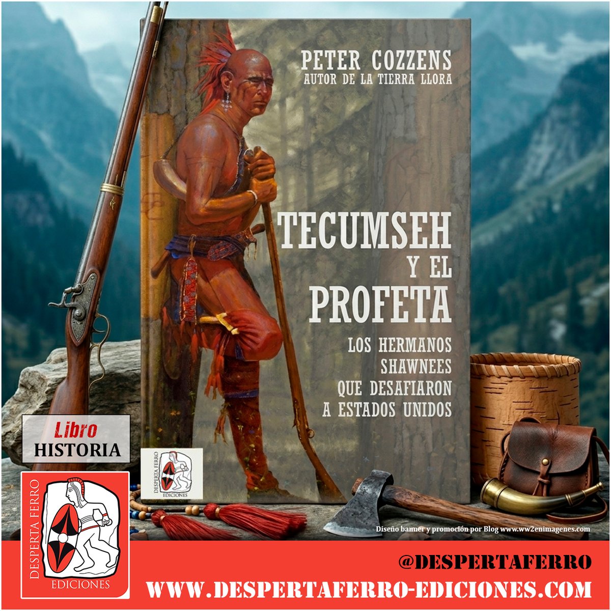 WW2enimagenes's tweet image. 📕RECORDANDO UN GRAN #LIBRO publicado por
@DespertaFerro, otra espectacular obra de✍️Peter Cozzens.
-Tecumseh y el Profeta. Los hermanos shawnees que desafiaron a Estados Unidos.
A la venta en👉despertaferro-ediciones.com/revistas/numer…
Recomendado 100% 🏹
➡️
#historia #ensayo #leer #top #editorial