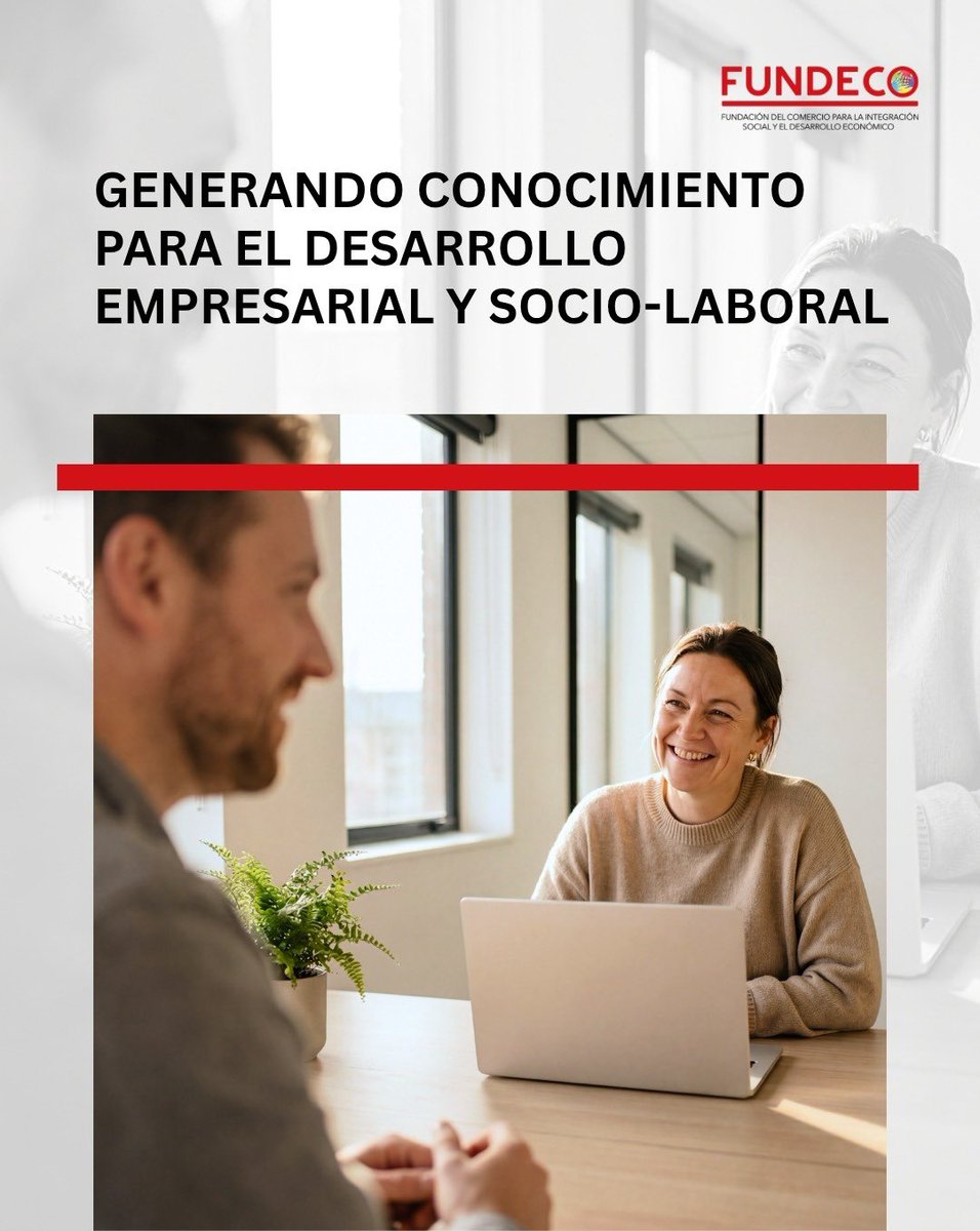 FundFUNDECO's tweet photo. Generando conocimiento para el desarrollo empresarial y sociolaboral 
https://t.co/dRXF0ogWtX https://t.co/0vb4ETJthz