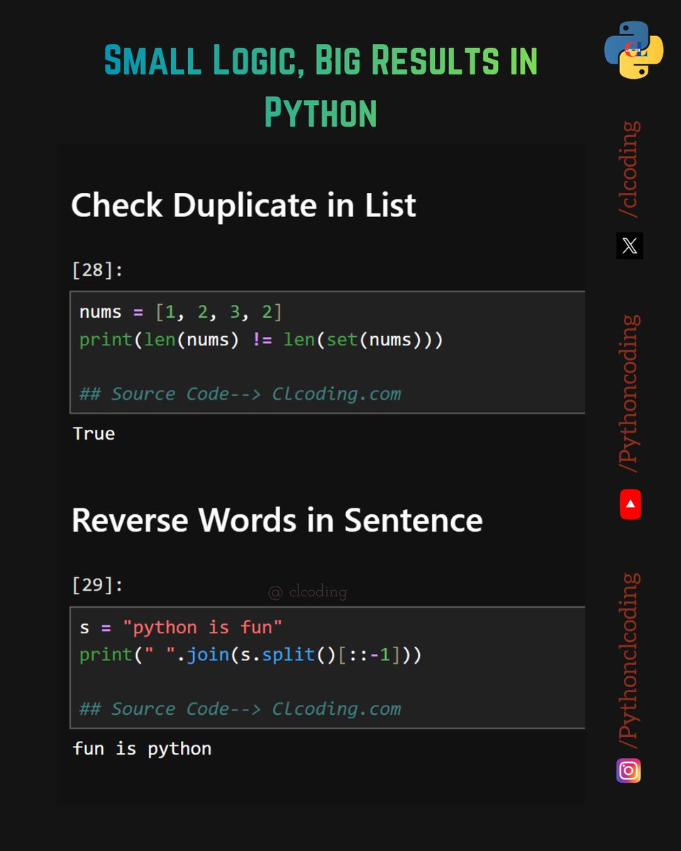 Python Coding tweet media