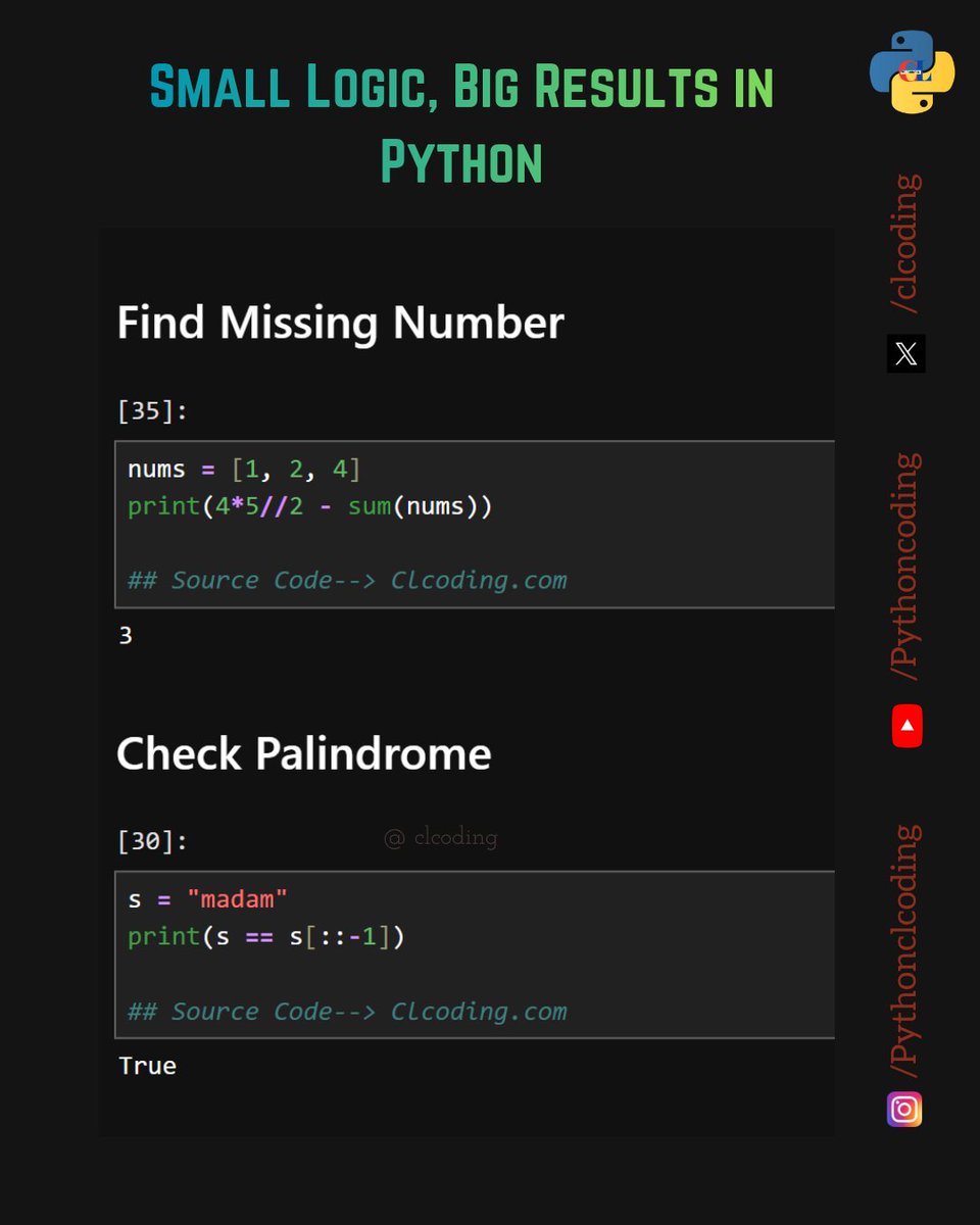 Python Coding tweet media