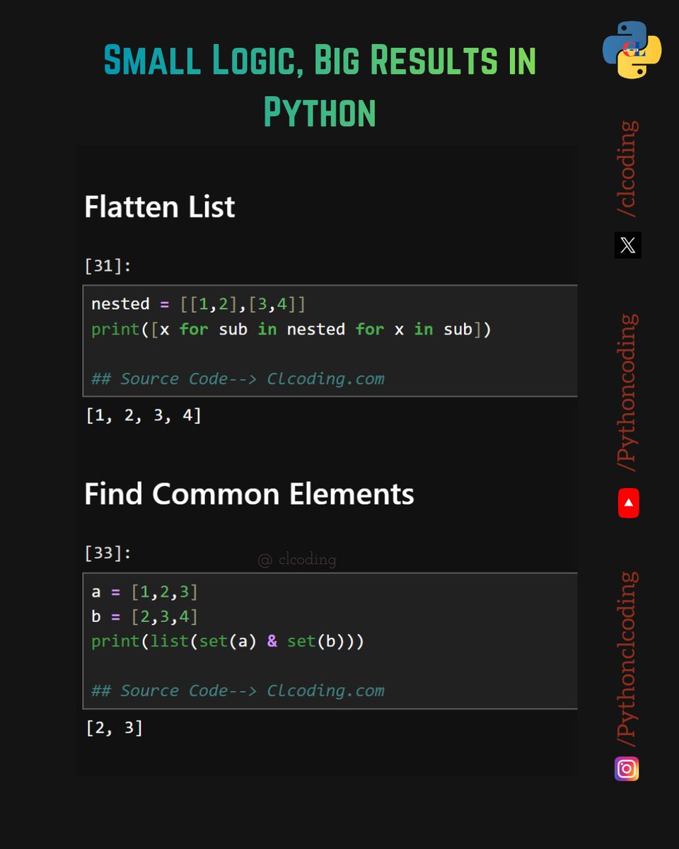 Python Coding tweet media