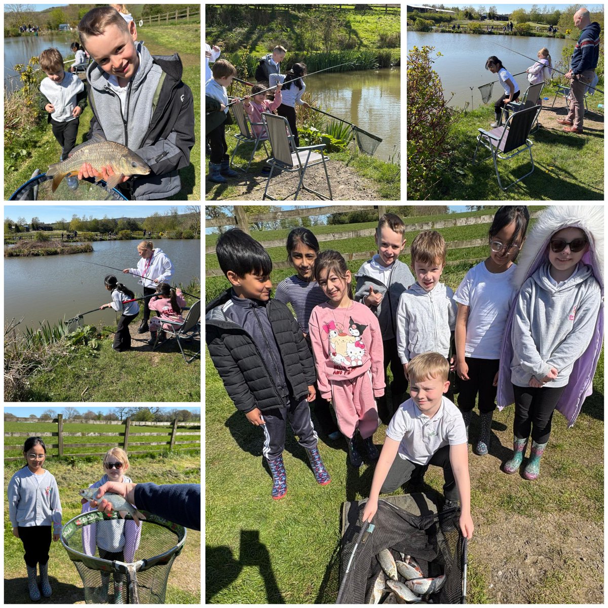MSmed4's tweet photo. 'Teamwork Thursday' Fishing 🎣 was again thoroughly enjoyable with our weekly school groups. A wonderful group of Year 2 children from @BarrowfordSch, Year 8 - 10's from @Head_CoalClough &amp; Year 7 pupils from @BTRCCinfo. Transition sessions underway. Splendid! @BPRCVS @TheUKSPF 😊 https://t.co/wKRrWpLPCX