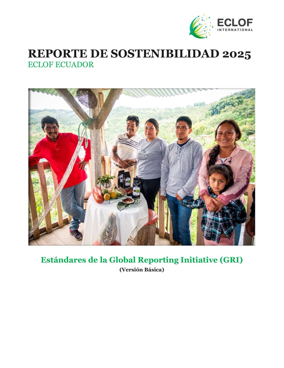 ECLOF_1946's tweet image. ✨Ya está disponible la versión en español del primer Informe de Sostenibilidad de @EclofEcuador, elaborado conforme a los estándares GRI✨

📖versión en español 👉eclof.org/wp-content/upl…

@ECLOF_1946 

#Sostenibilidad #GRI #FinanzasDeImpacto #Microfinanzas  #ECLOF #ecuador