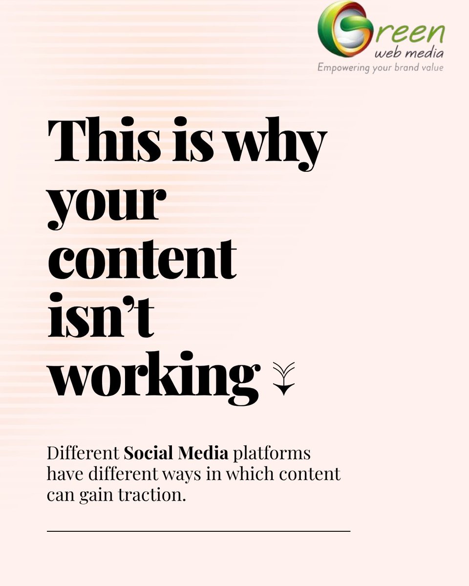 greenwebmedia's tweet image. Save this post
You’ll want to rethink your content after this.

Most brands aren’t struggling with consistency.
They’re struggling with standing out.
Comment “AUDIT” if you want feedback on your content

#digitalmarketingtips #ContentStrategy #socialmediamarketing #greenwebmedia