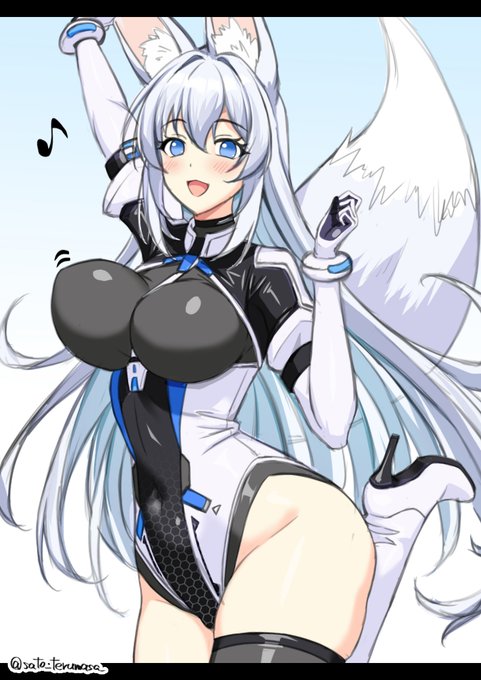 【ラフがき】胸弾む季節なシロ(ダブルミーニング)