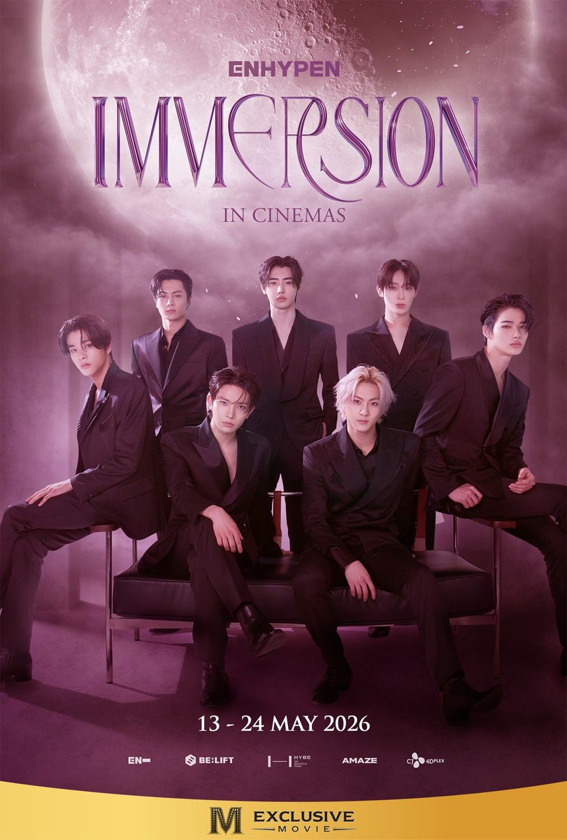 เอนจีนไทยห้ามพลาด! กับ [MAJOR EXCLUSIVE MOVIE] ENHYPEN: IMMERSION IN CINEMAS
ภาพยนตร์คอนเสิร์ตที่จะทำให้เอนจีนไทยหายคิดถึงหนุ่ม ๆ ENHYPEN!

13 - 24 พฤษภาคมนี้ ทั้งในระบบปกติและระบบพิเศษ #4DX และ #ScreenX

กดบัตรพร้อมกัน 29 เมษายนนี้ เวลา 14.00 น. ทุกช่องทางของ #MajorCineplex