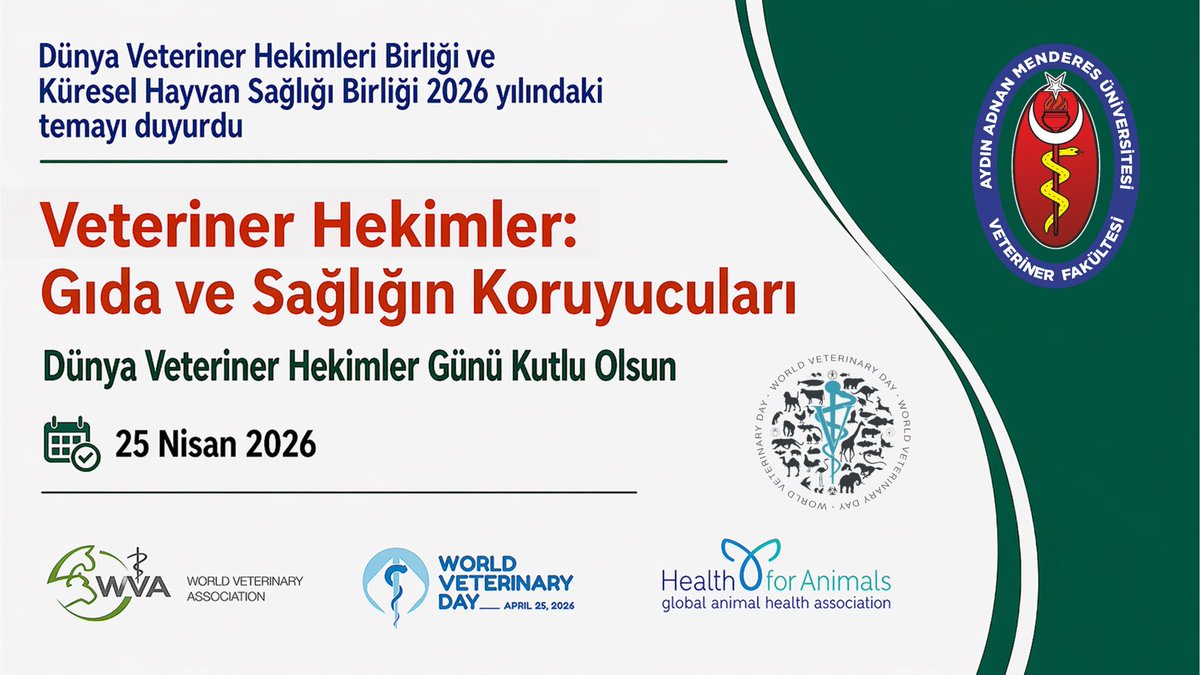 Adnan Menderes Üniversitesi Veteriner Fakültesi (@aduveteriner) on Twitter photo 
