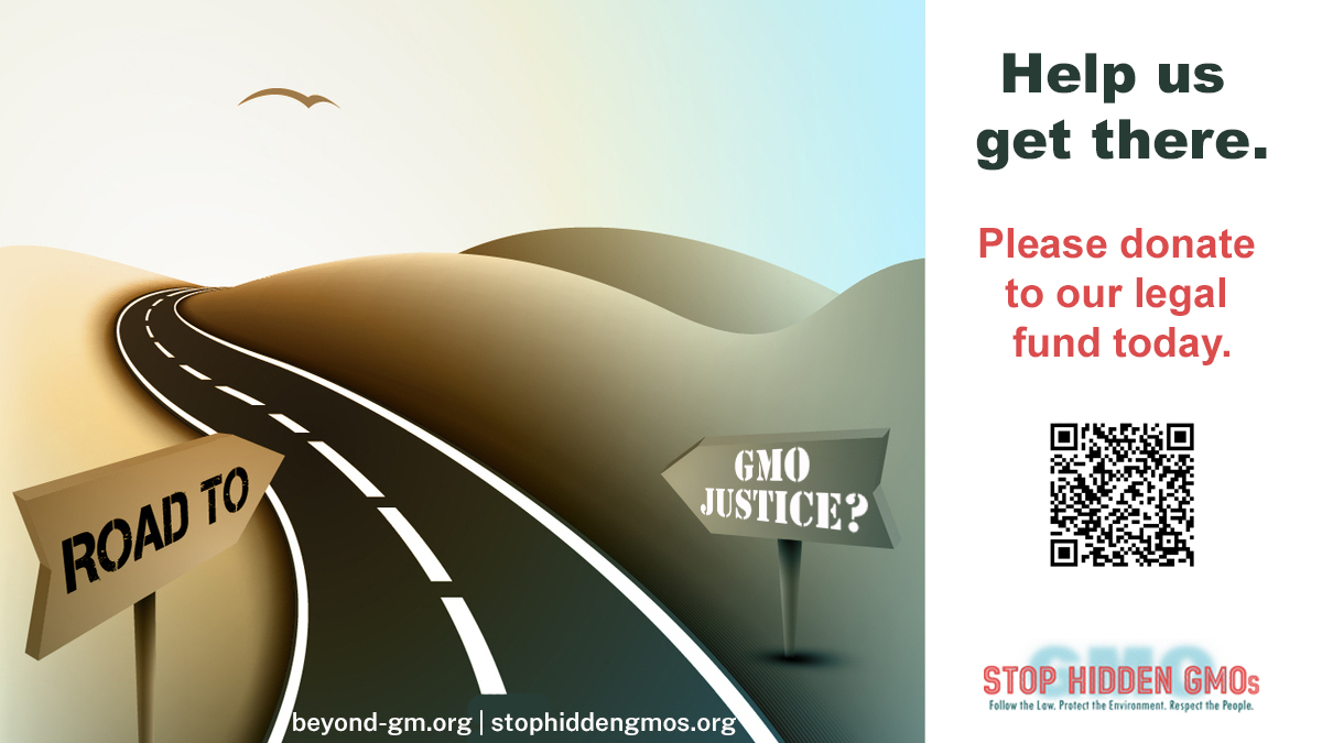 We’ve raised most of the funds for our legal challenge - BUT we're not there yet. If you've been following  – and meaning to contribute – now is when it matters most. We’re challenging hidden #GMOs in our food system. HELP GET US THERE by donating at: crowdjustice.com/case/stop-hidd…
