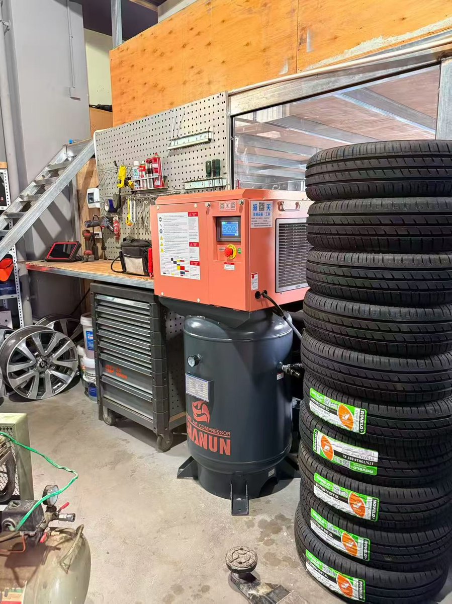 chanuncomp2025's tweet image. CHANUN SCREW AIR COMPRESSOR - K10

🚀Customers choose our compressors not only because of the quiet operation, fast air deliver, stable pressure, but also because of the small footprint.
#screwcompressor
#CHANUNCompressor #diesel #autoworkshop
chanuncompressor.com