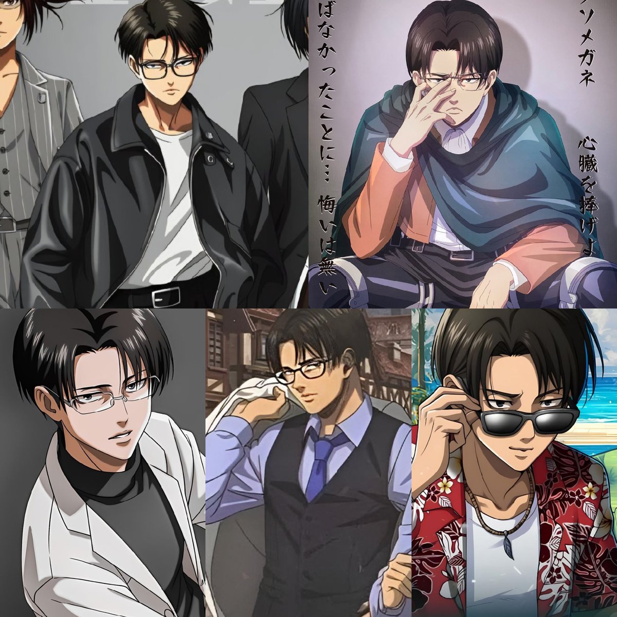 MORE NERD LEVI OFFICIAL ART !??? OMGGG LETS FREAKING GOOOOOO
