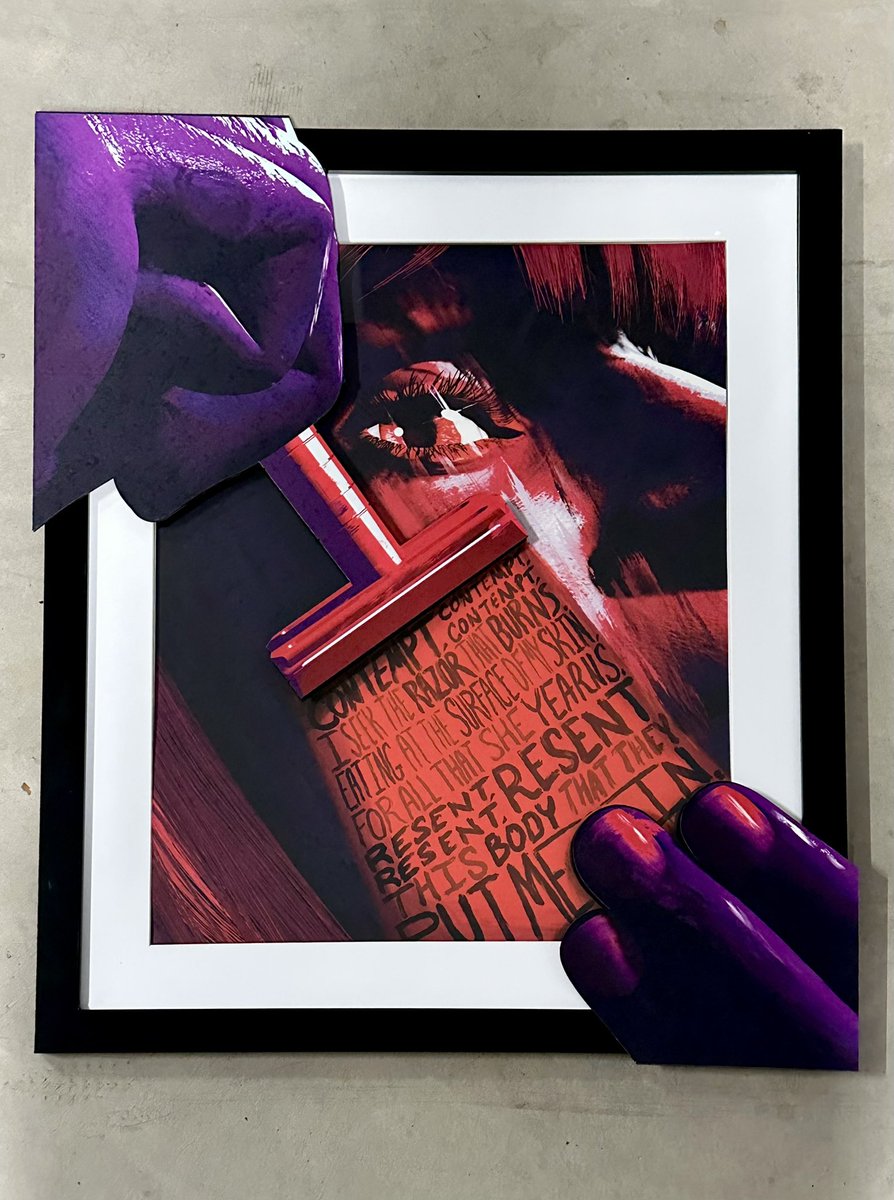 PLUSHii3D's tweet photo. “nicked”

digital print &amp;
wood laser-cut https://t.co/vX7Bo1Zro3