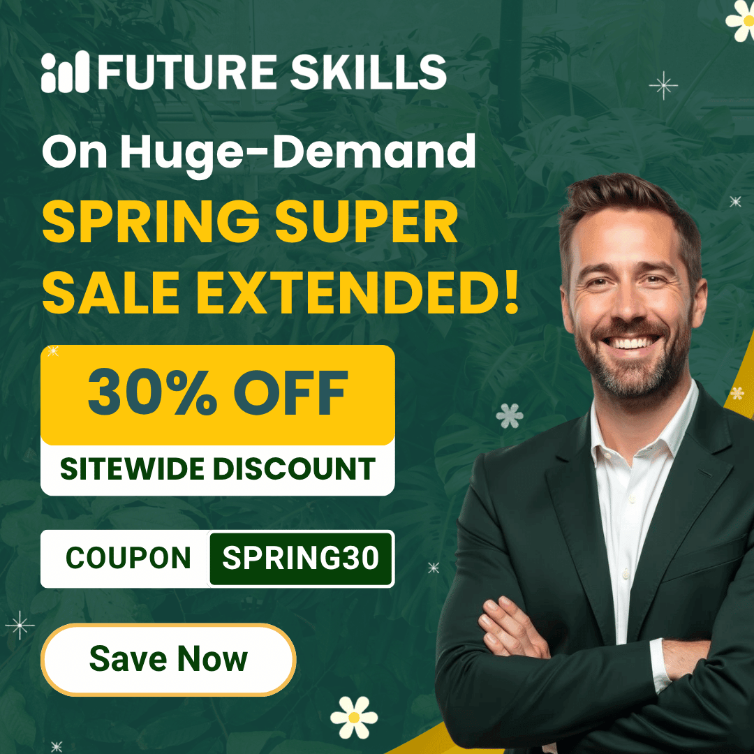 FutureSkillsEdu's tweet image. 🌸 Spring Super Sale Extended! 🚀

More time to upgrade your skills in AI &amp;amp; tech with Flat 30% OFF, Use code: SPRING30

Build future-ready skills with accredited certifications and learning plans 📚

👉 futureskillsacademy.com/spring-sale

#SpringSale #AI #Upskill #CareerGrowth