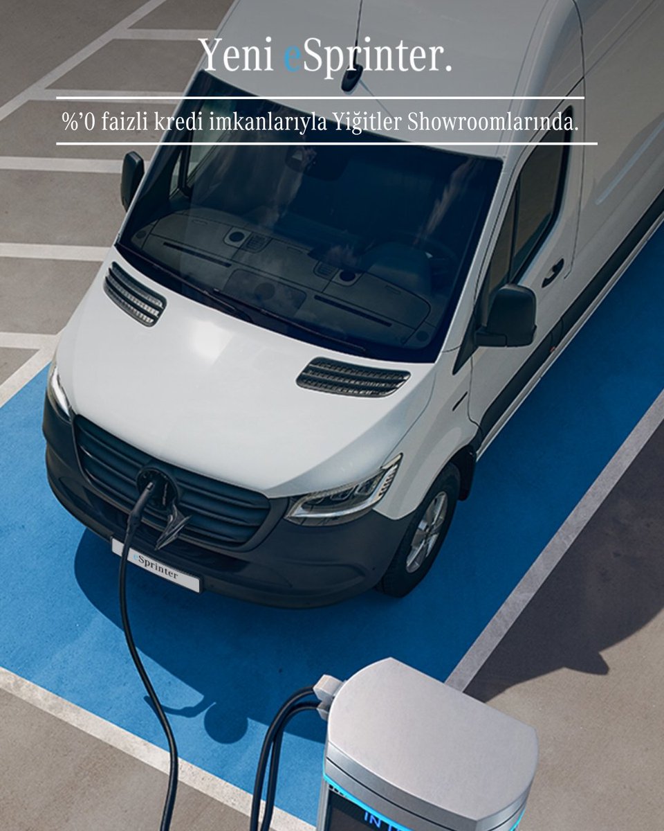 MBYigitler's tweet photo. eSprinter’ın verimli elektrikli sürüşü ve akıllı enerji geri kazanımı sayesinde günler geçer sen devam edersin.

Yiğitler Malatya: 0422 237 50 55
Yiğitler Kayseri: 0352 332 22 23

#mercedesbenz #mercedesbenztürkiye #mercedesbenzyiğitler https://t.co/uPQwOOOIkk