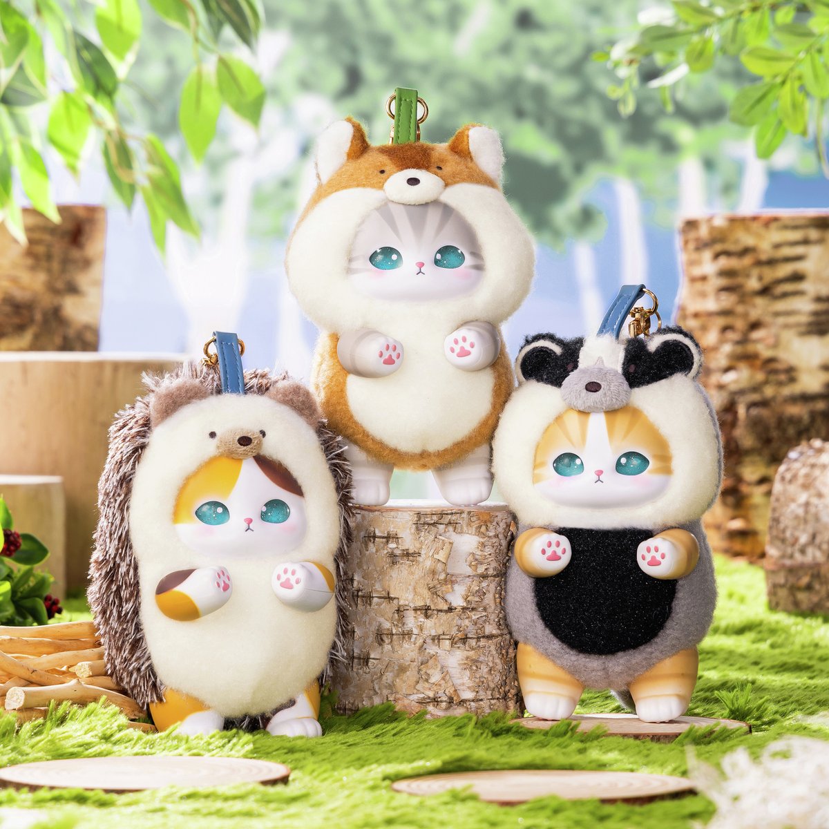 🐿️新商品🪵 #Kiramekko(きらめっこ)から 新作登場💎 #mofusand