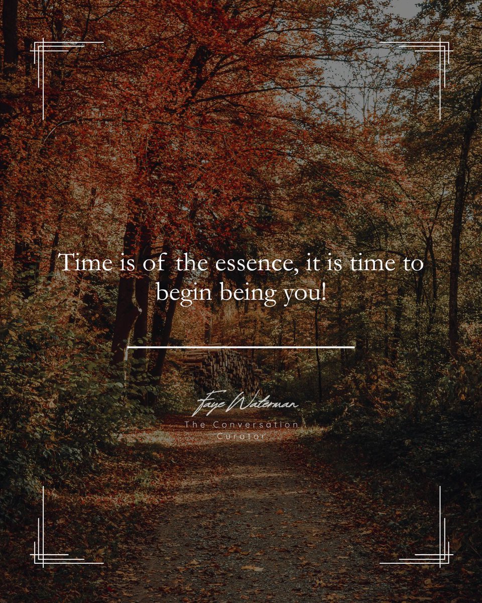 fayewatermancc's tweet image. Embrace the moment and step into your true self! Life is too short to hold back—start your journey of authenticity today. Remember, time is of the essence. Shine bright and be unapologetically YOU!
#BeYourself #Authenticity #LiveFully #EmbraceChange #TimeIsNow