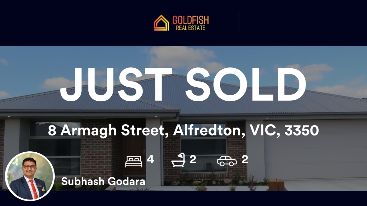 subh_godara's tweet image. 🛌 4 🛀 2 🚘 2
📍 8 Armagh Street, Alfredton, VIC, 3350

My latest sale on RateMyAgent.
rma.reviews/6tof4pe07n21

...
#goldfish #ballarat_real_estate #melbourne_real_estate #best_agent