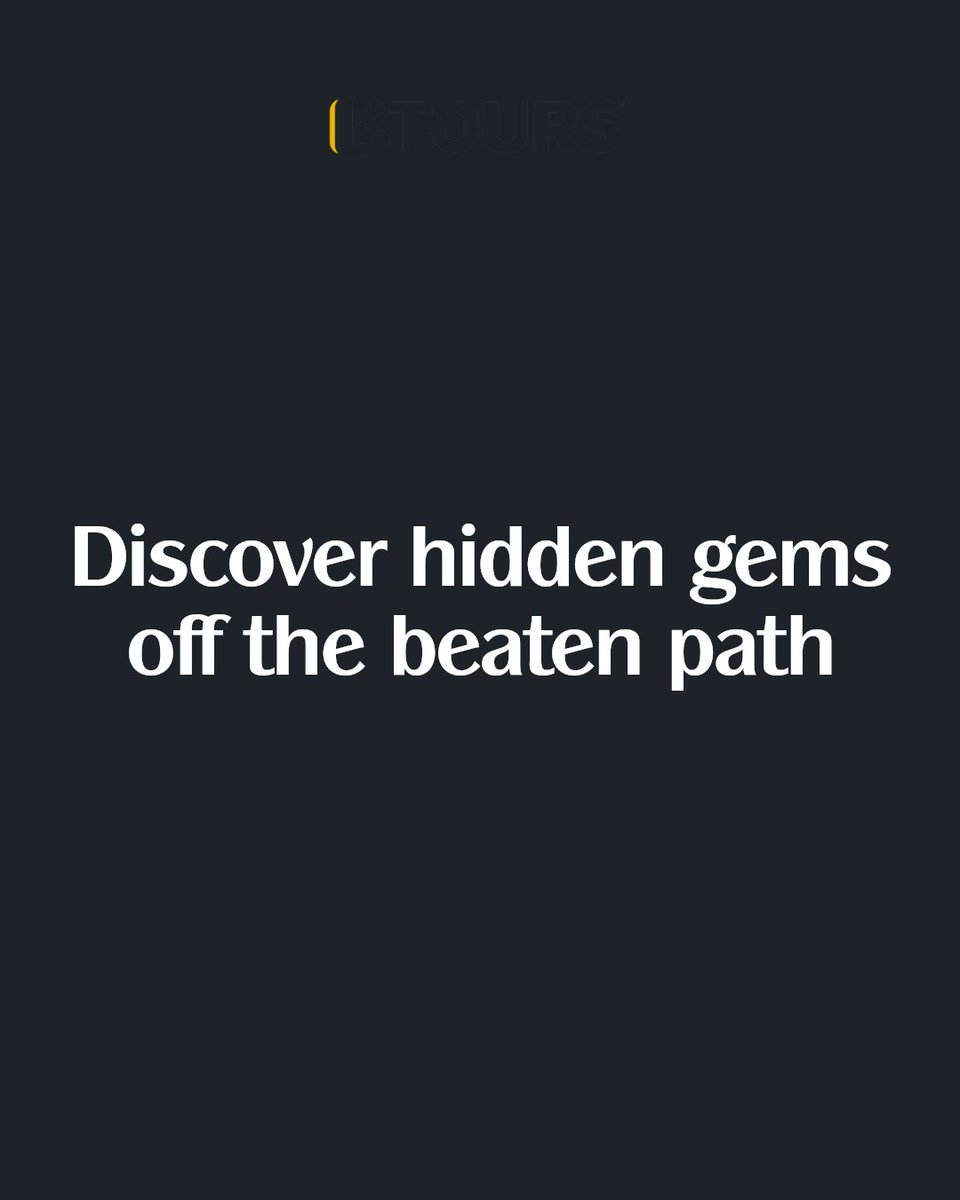 btourscom's tweet image. Looking for a travel route with hidden surprises? The best trips blend iconic sights with quiet detours, revealing local gems you'd miss otherwise. Ready to explore differently with BTOURS?

Learn more btours.com #Wanderlust #TravelPhotography