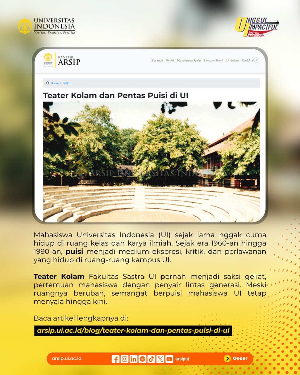 Arsip Universitas Indonesia tweet media