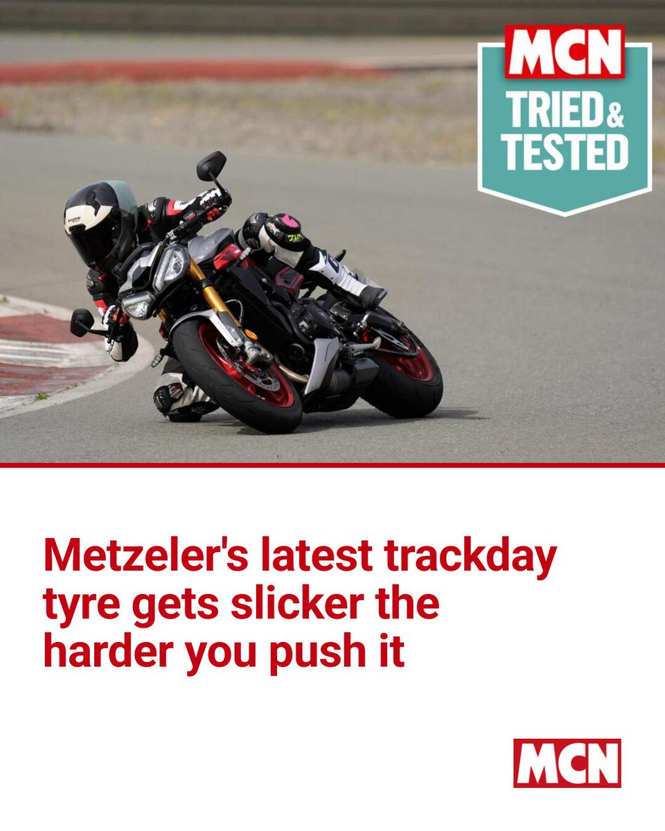 MCNnews's tweet image. Metzeler say their new Sportec 01 RS is the sportiest road tyre they've ever made. We headed to the track to find out - see what we thought at the link in the comments.

#motorcycle #mcn #tyres #trackday #metzeler
