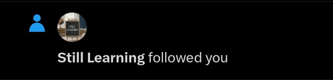 Still Learning tweet media