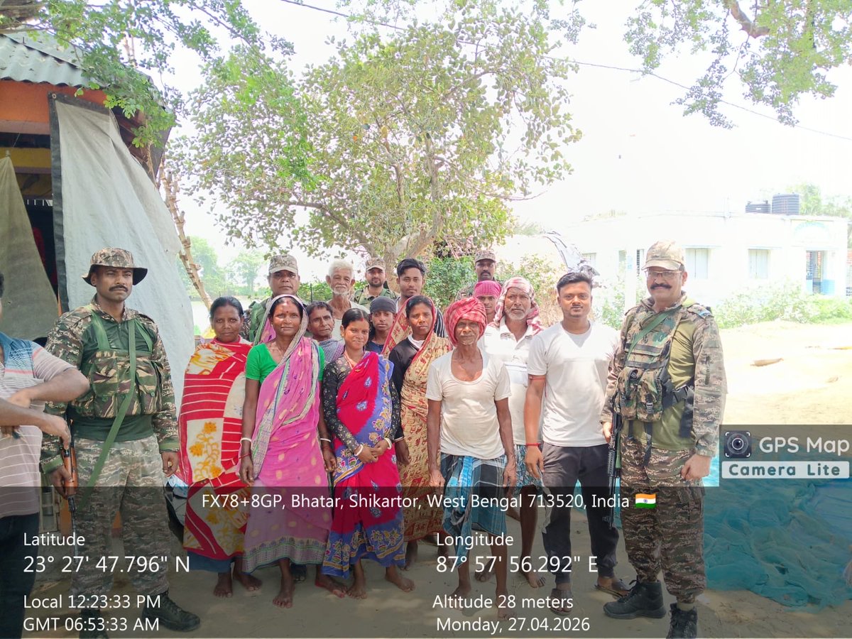 West Bengal Sector CRPF, Kolkata tweet media