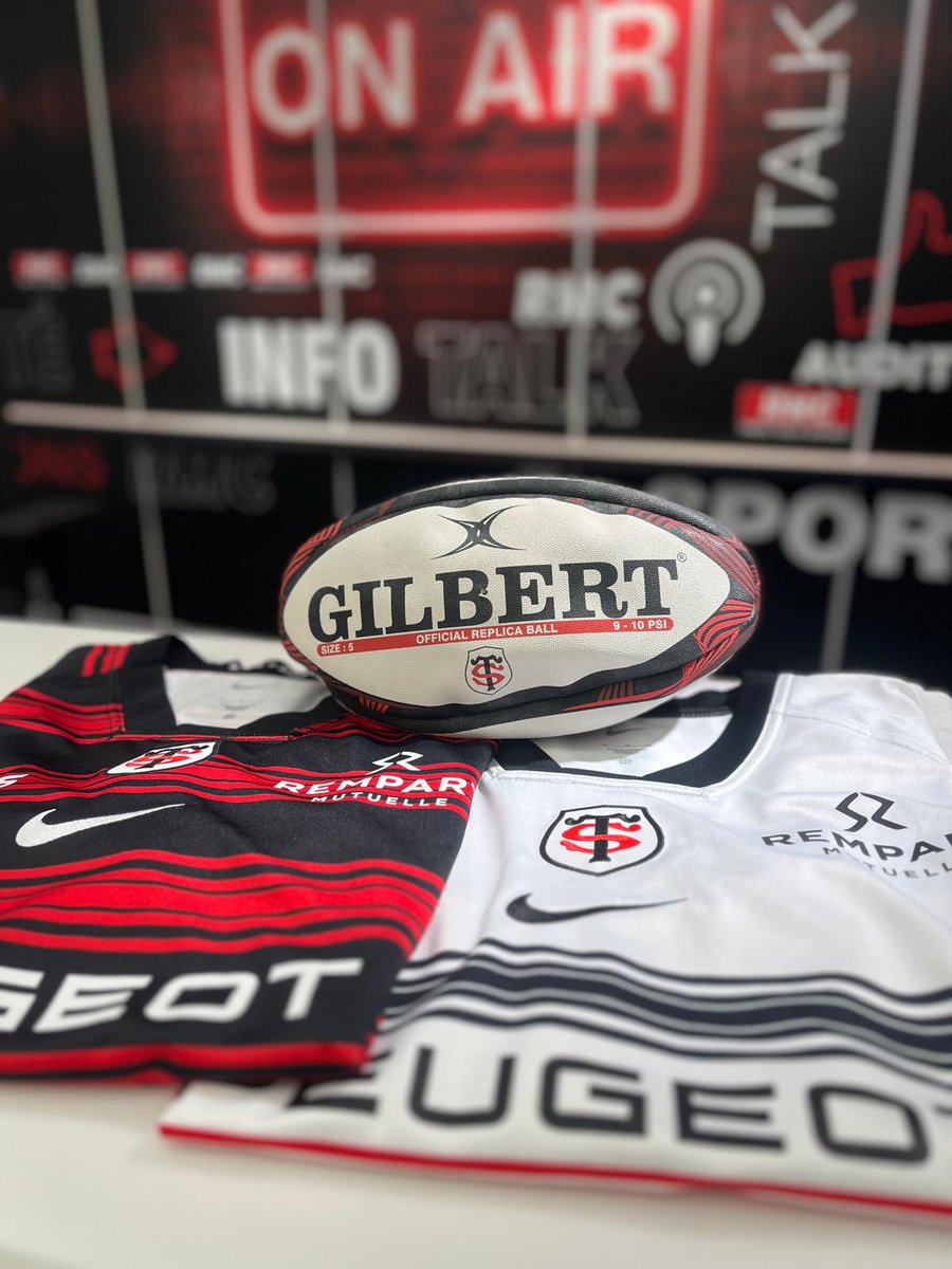 RMC Sport vous fait gagner le maillot officiel et le ballon du Stade Toulousain !

🍀 Pour participer :

1️⃣ RT Follow <a href="/RMCsport/">RMC Sport</a> et <a href="/StadeToulousain/">Stade Toulousain</a>  
2️⃣ Commente avec le nom de ton joueur préféré de l'équipe