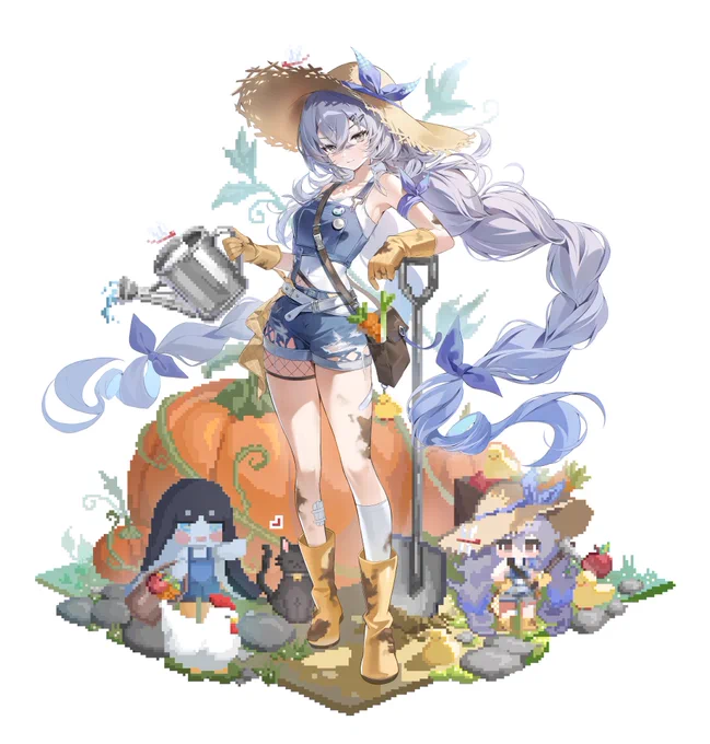 ドットゲームの中の銀狼 #SilverLeveling