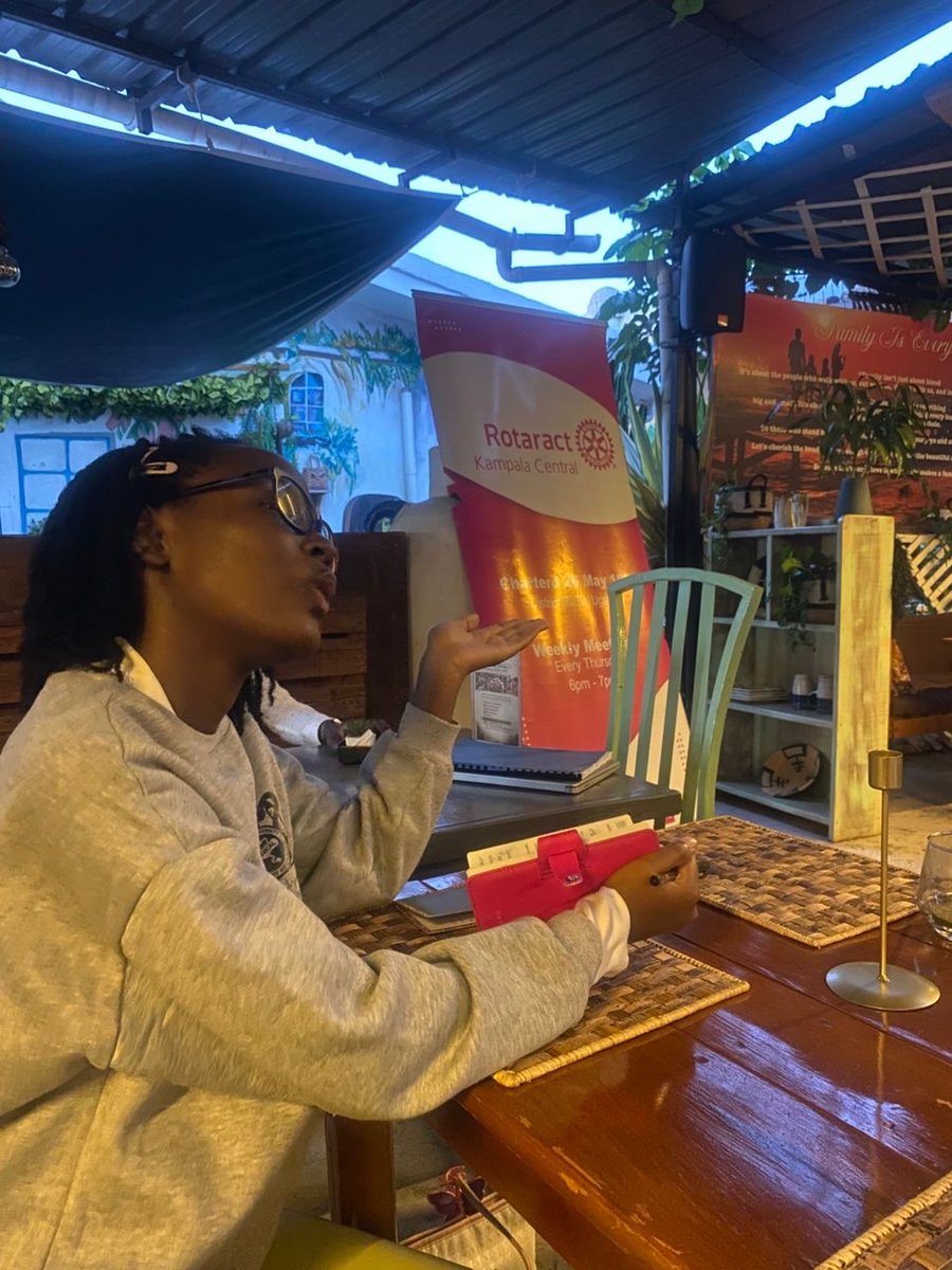 rctMulago's tweet photo. Proud of our member, Ahumuza Bridget🤩🌼! 

She took the stage and delivered the most representing Mulago with excellence.

#ProudMpiso
#ThisIsRotaract https://t.co/ipYqSr4hLU