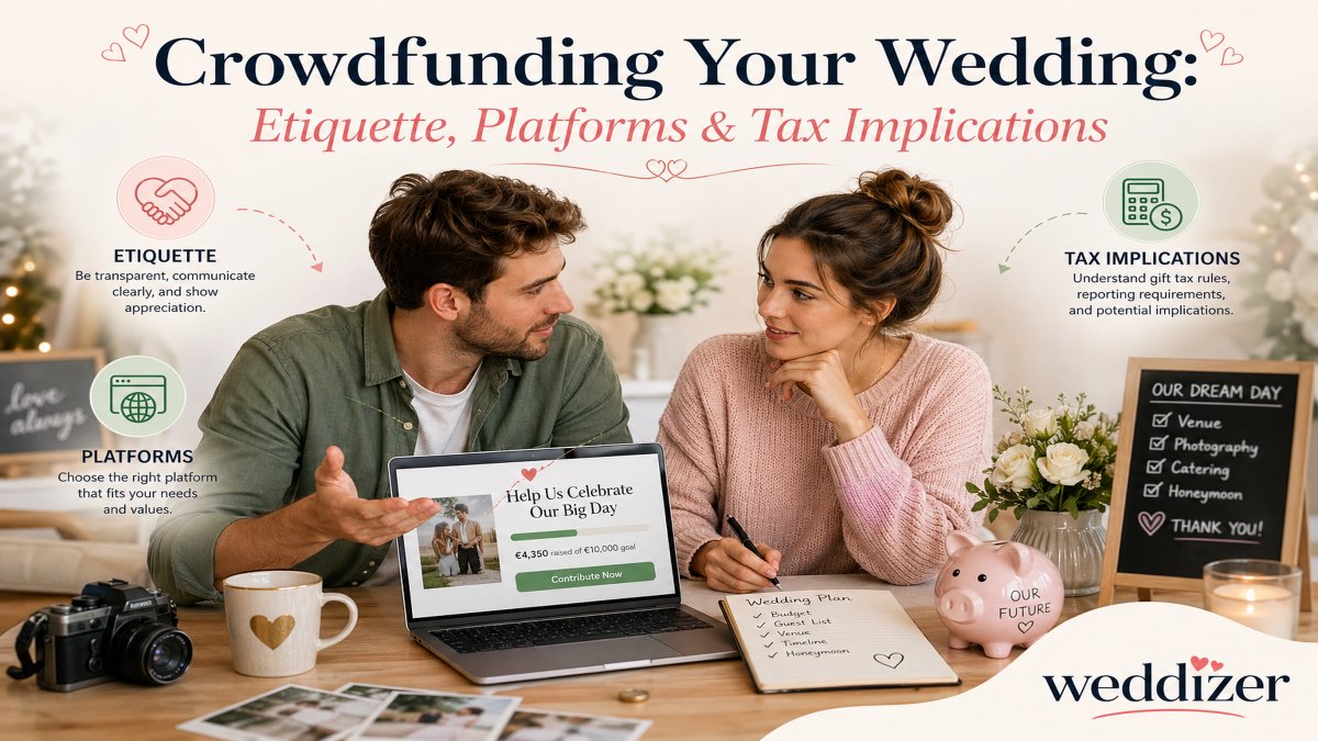 WeddizerSocial's tweet image. Dreaming of your perfect wedding but worried about the budget? 
#WeddingCrowdfunding #WeddingPlanning #BridalBudget #WeddingIdeas #CrowdfundingTips #WeddingFinance #ModernWedding #WeddingRegistry  #Crowdfunding #ModernLove  #BrideToBe  #Weddizer #Wedding #Bridal #masterstevemind