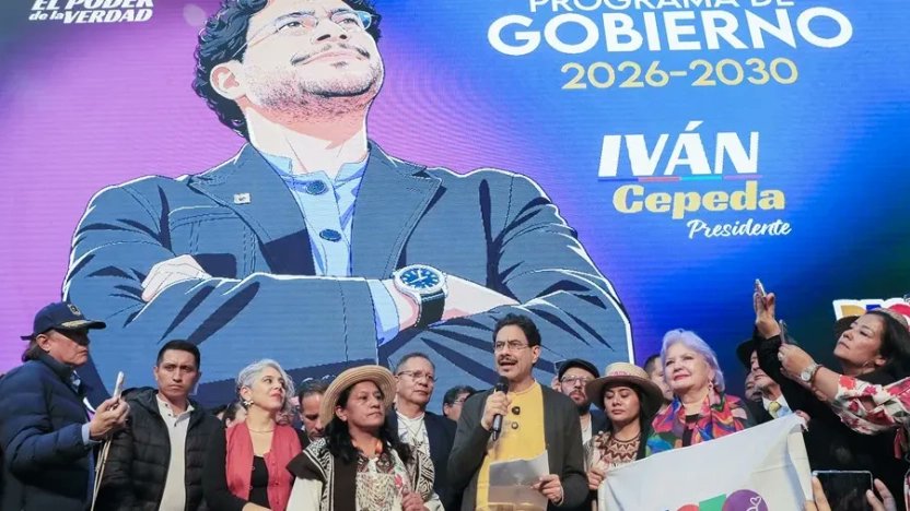 Iván Cepeda, el candidato del partido de Gustavo Petro, aumenta ventaja en encuestas para la elección presidencial de Colombia. prim.ec/4lpl50YQqw6