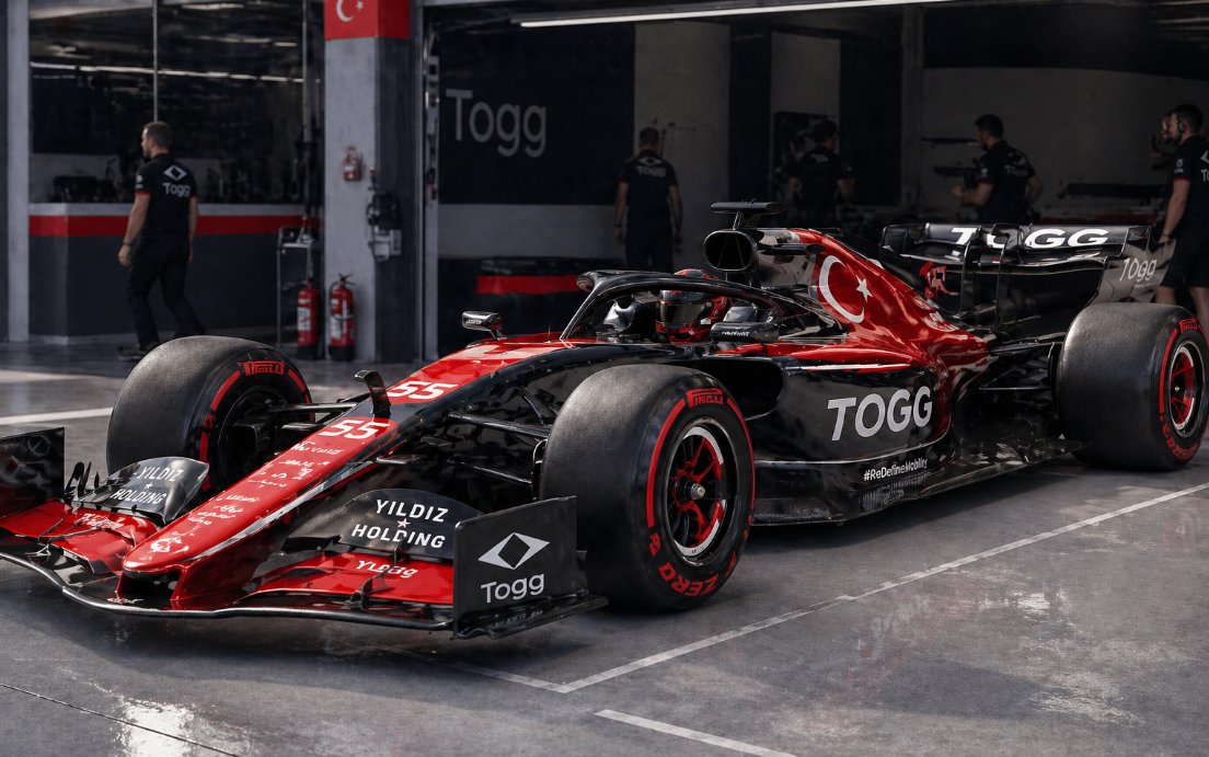 TurkishCentury's tweet image. 🏁 Surprise! @Togg2022 #Formula1 #GrandPrix #TOGG 😎🇹🇷