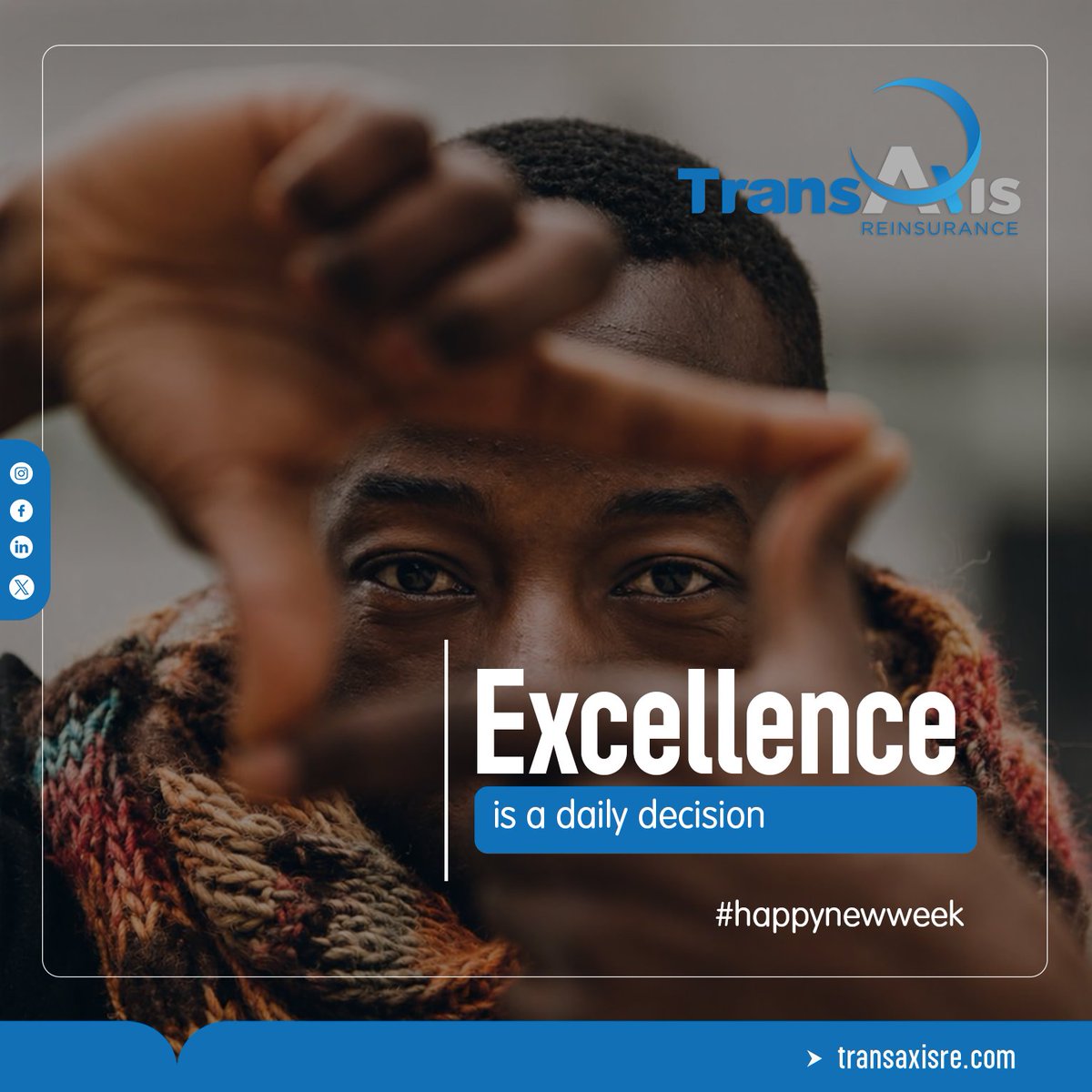 transaxisre's tweet image. Excellence isn’t accidental, it’s intentional. Built through consistent decisions, disciplined action, and a commitment to getting it right every time.

This week, choose standards that set you apart.
#Excellence #NewWeek #Discipline #Consistency #Reinsurance