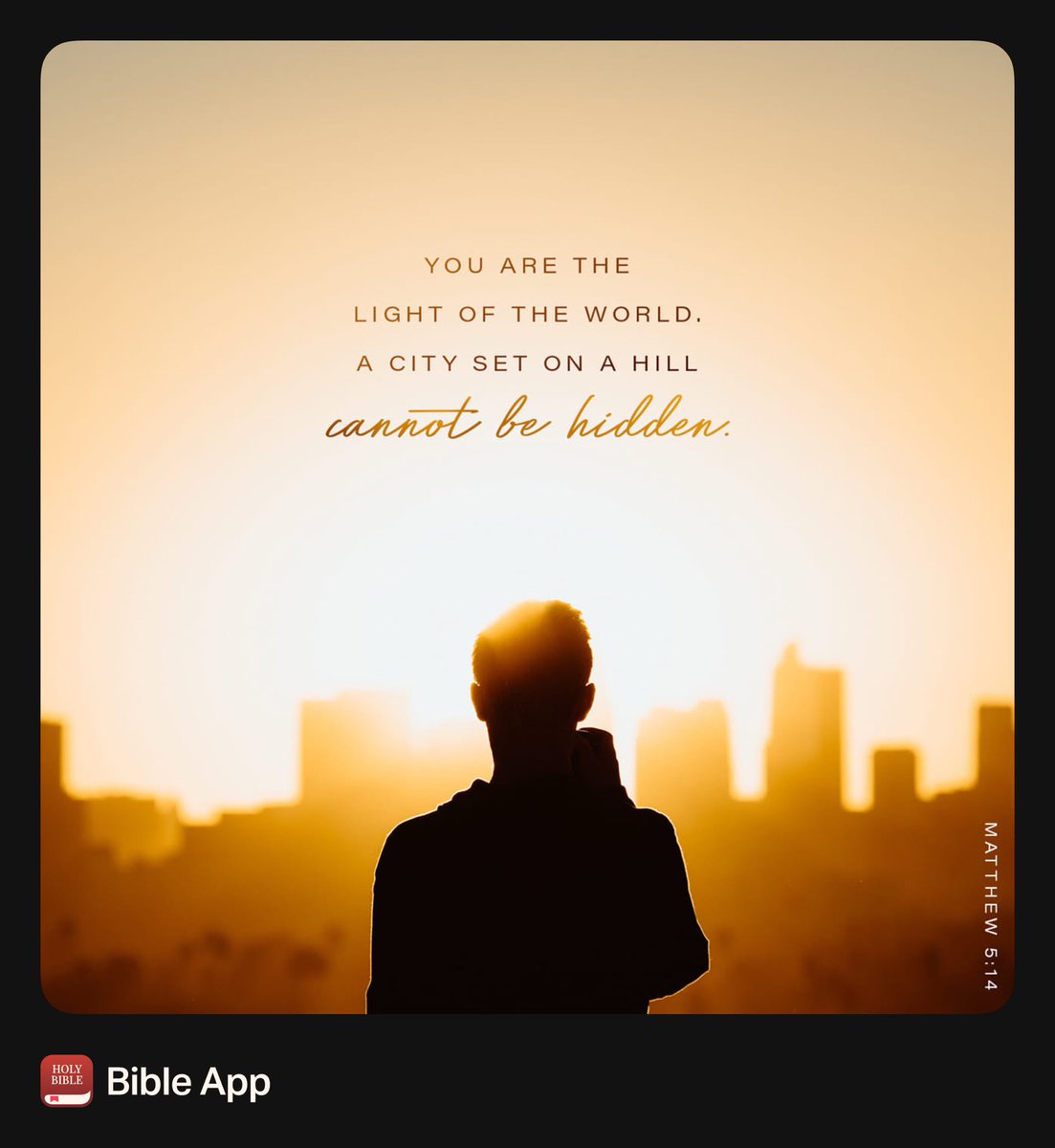 MCOvertonOnline's tweet image. We shine brightest when we embrace our true selves in Christ.  
Let your light illuminate someone’s darkness today—show kindness or share hope.  
Lord, help me to be a beacon of Your love in the world.  

Who will you shine for today? ✨  
#LightOfTheWorld #DailyDevotional