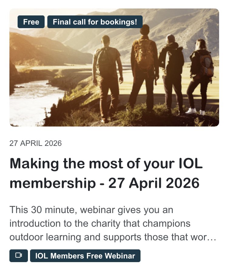 IOL Outdoor Learning tweet media