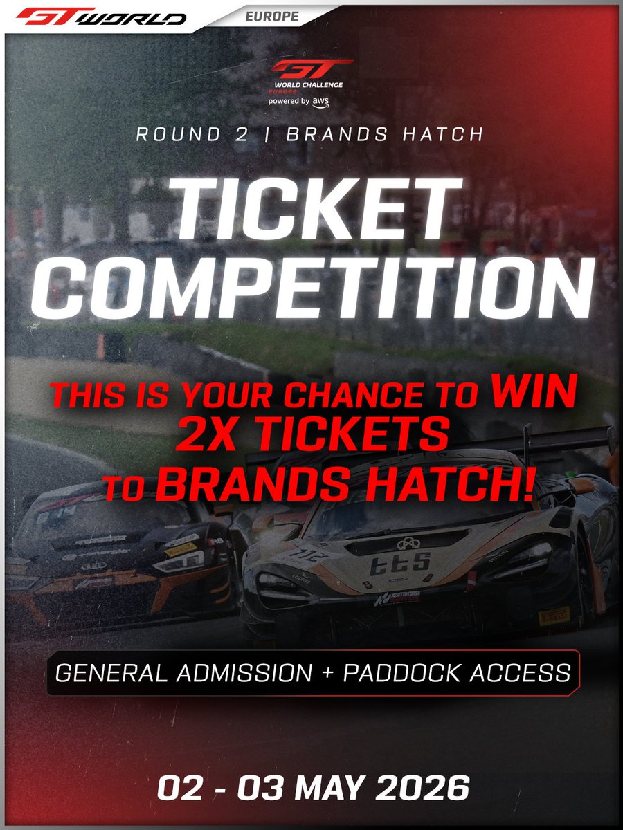 GT World Challenge Europe Powered by AWS tweet media